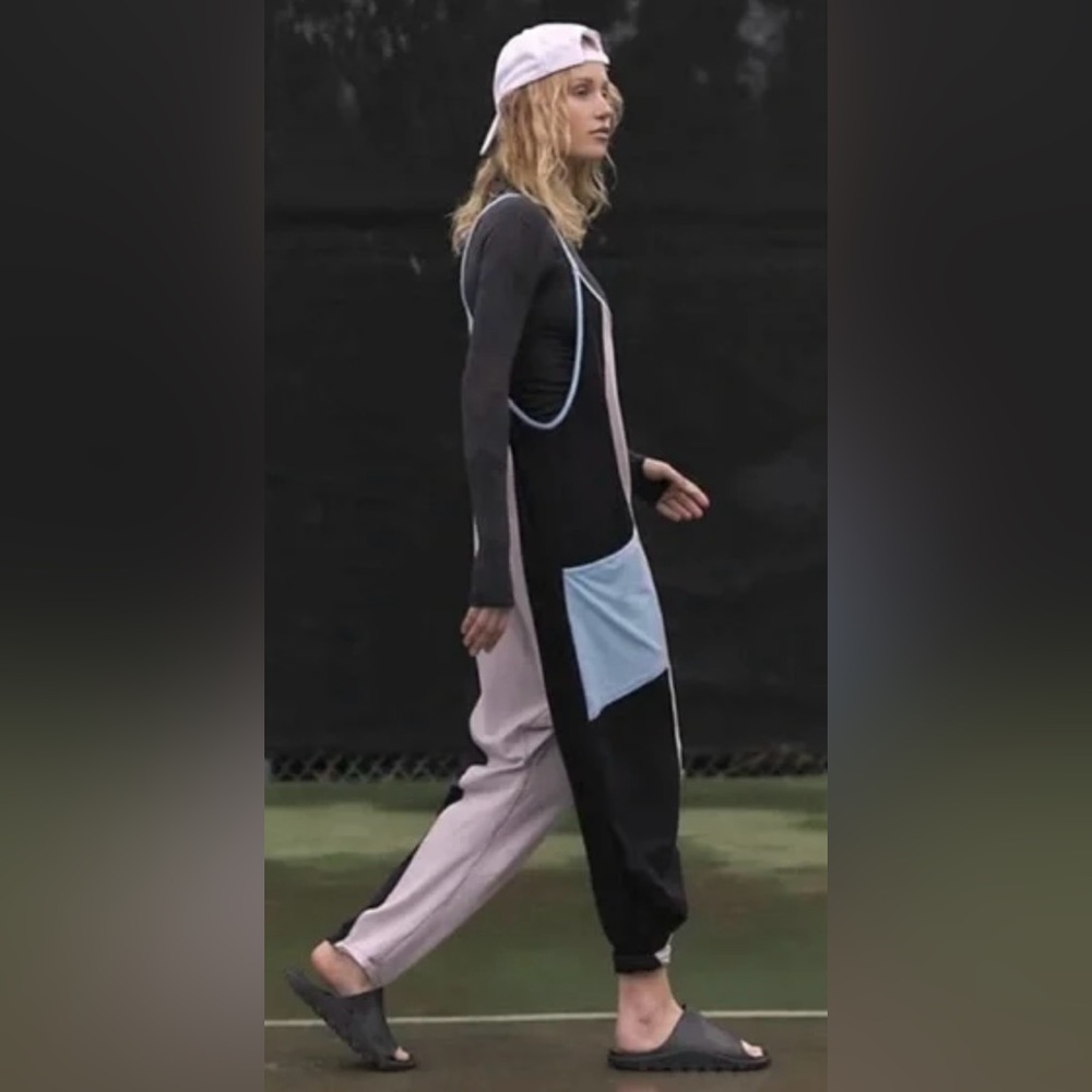 Free People X FP Movement Hot Shot Colorblock Onesie NWT - Picture 4 of 6